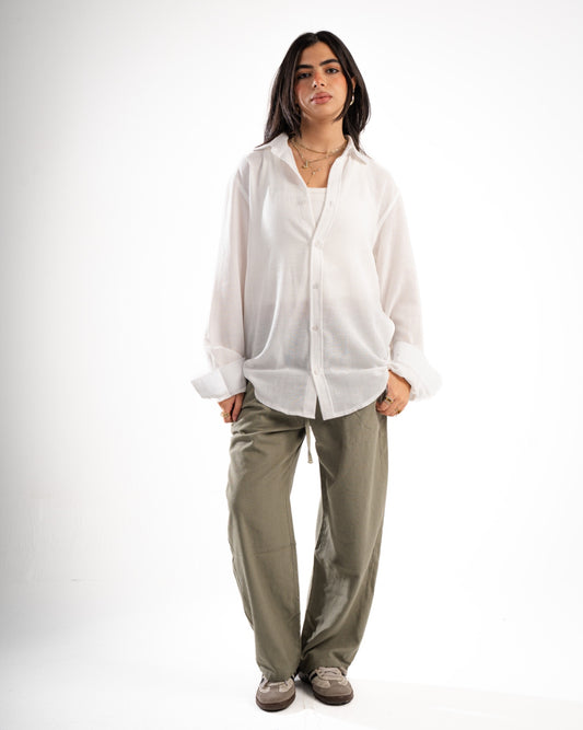 White Linen Shirt