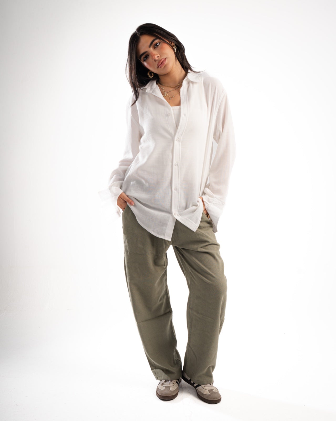 White Linen Shirt