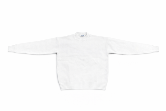 White knitted Sweatshirt