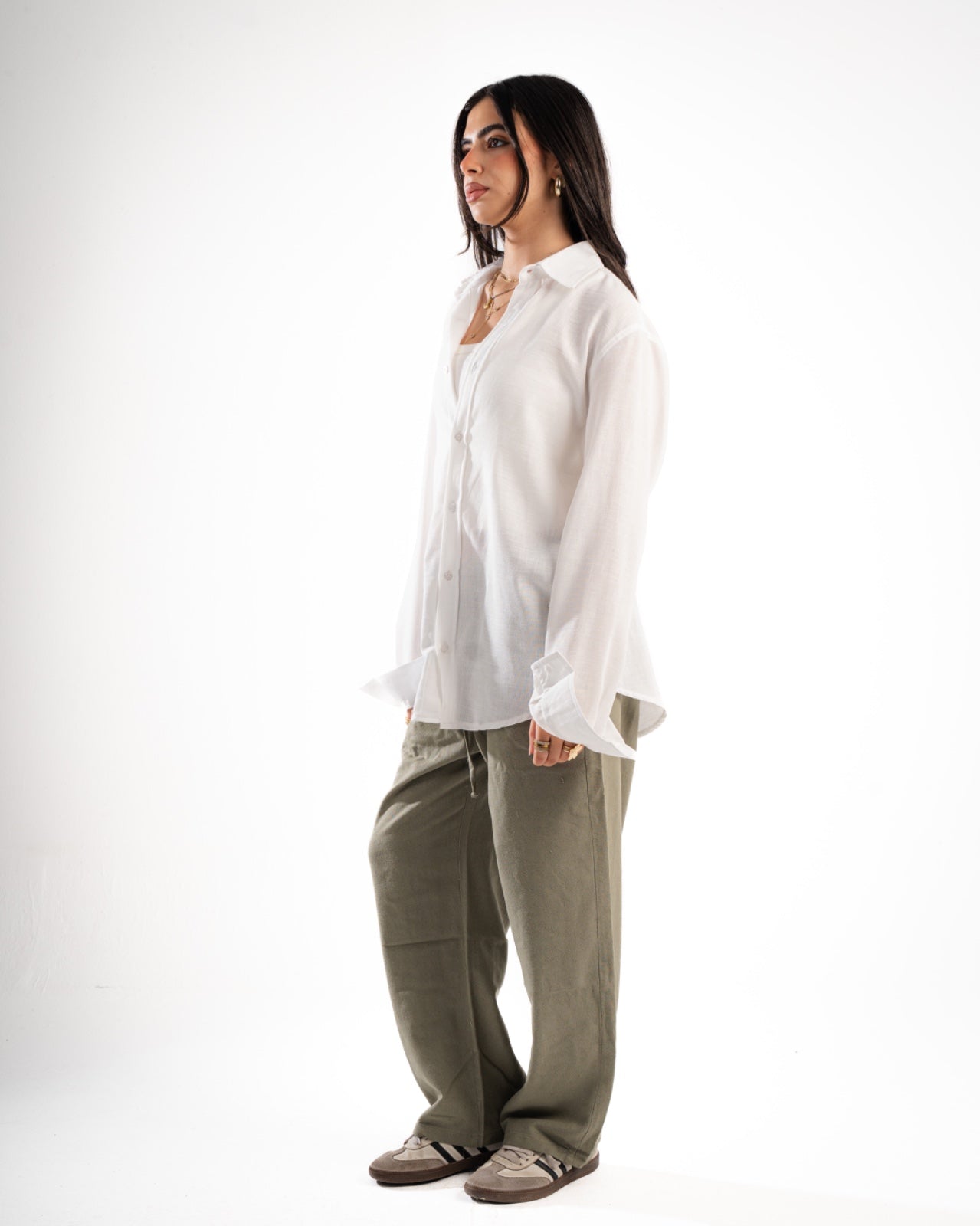White Linen Shirt