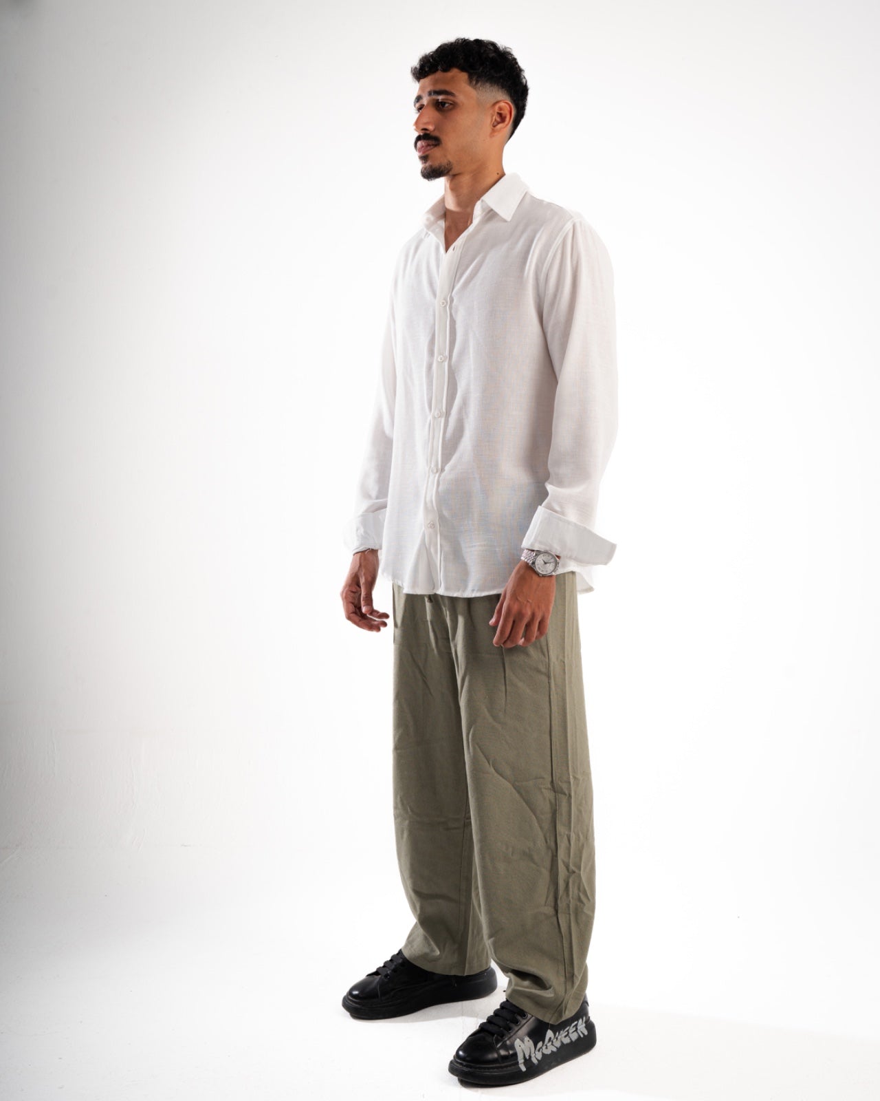 Olive Linen pants