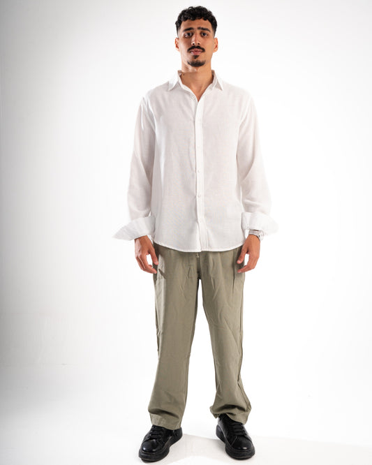 Olive Linen pants