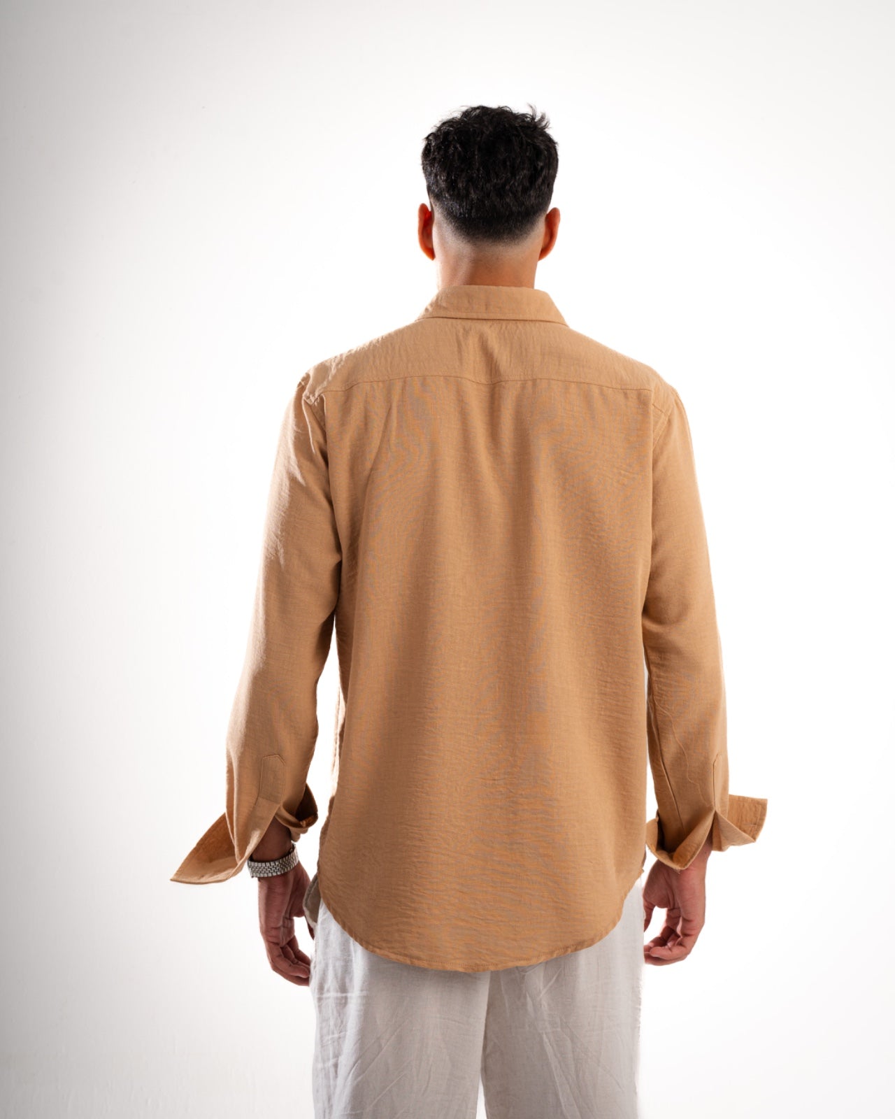 Coffee Linen Shirt
