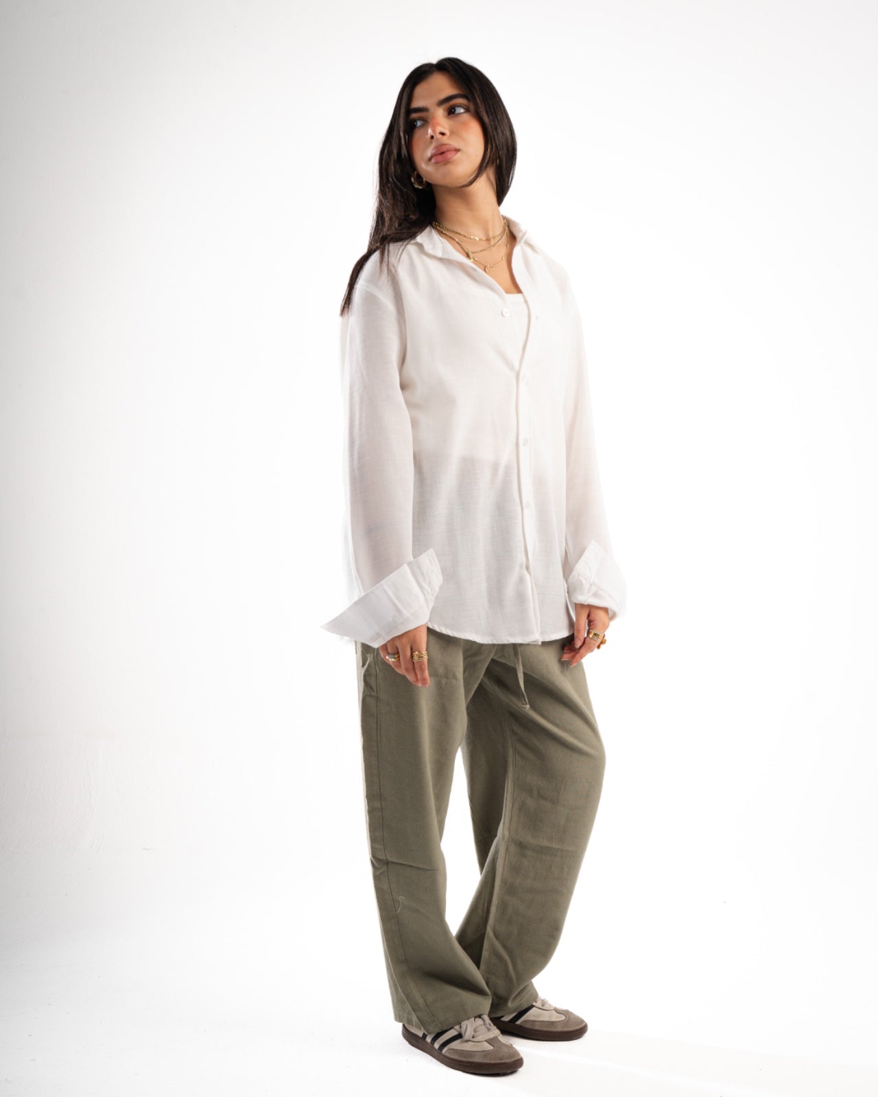 White Linen Shirt