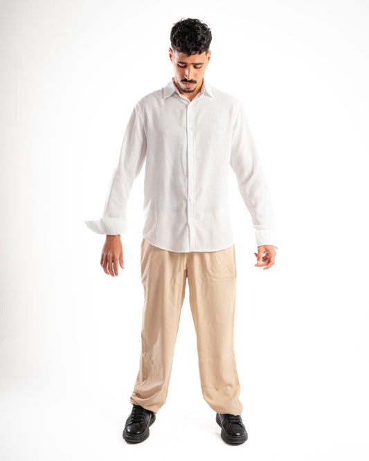 Beige Linen pants