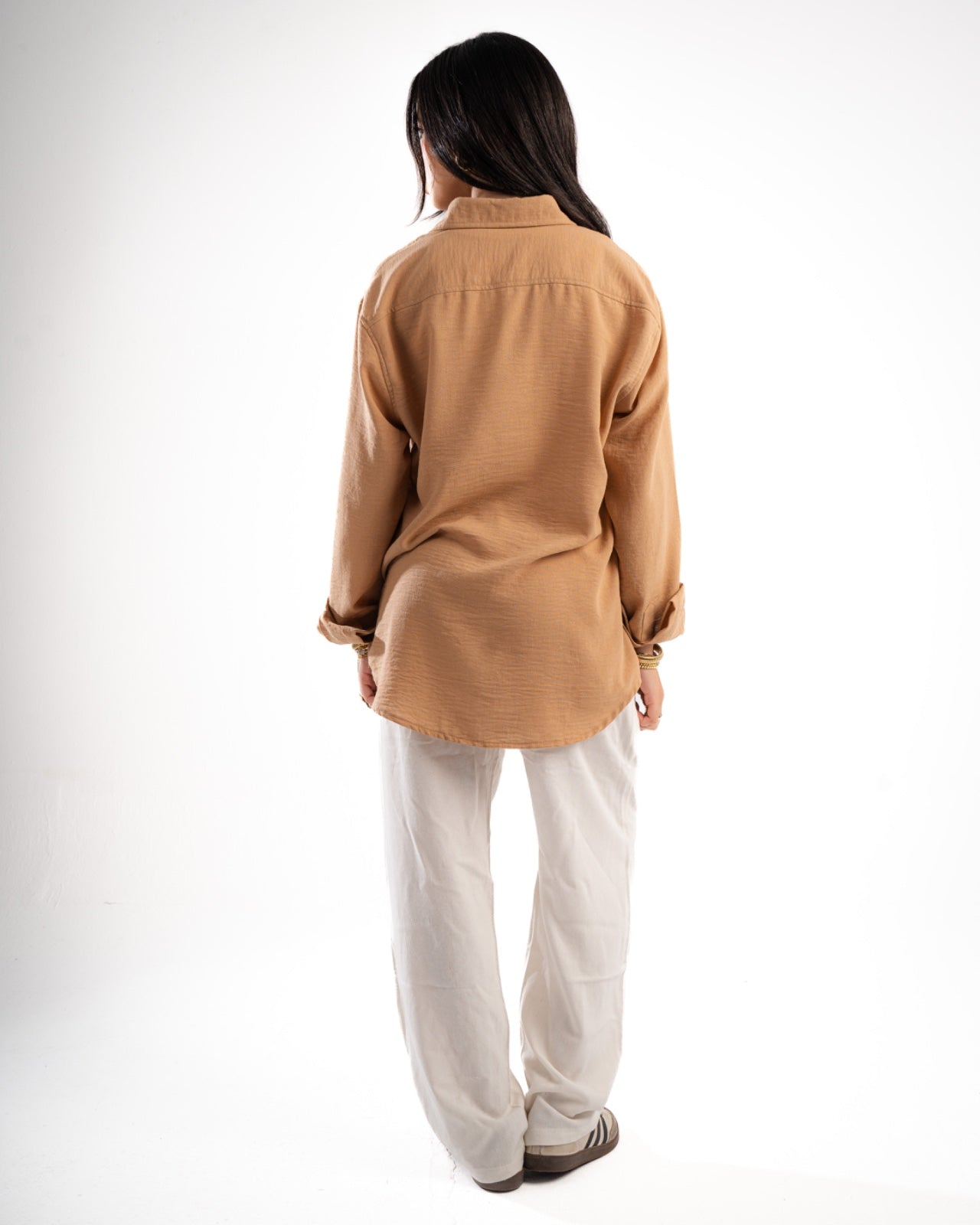 Coffee Linen Shirt