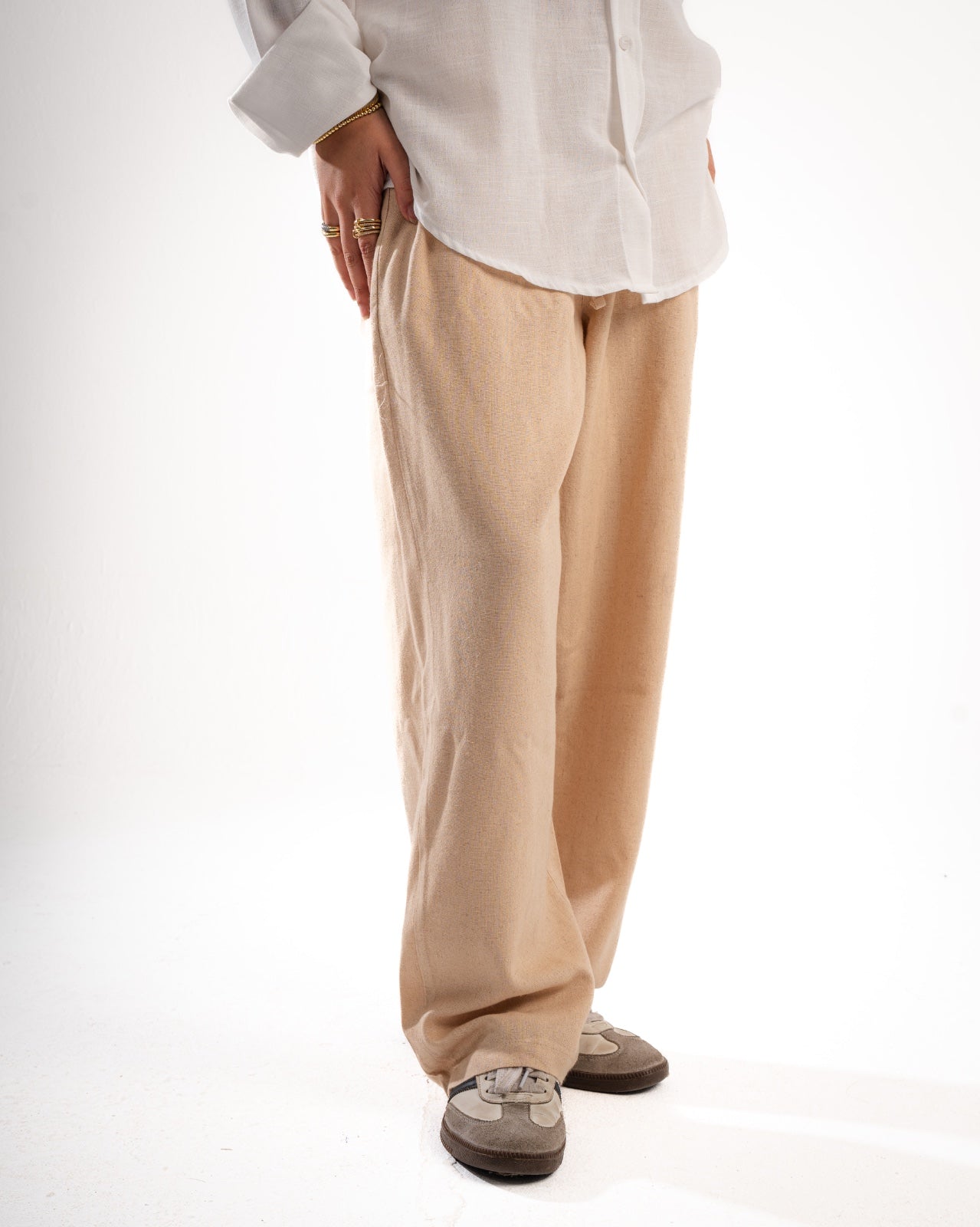 Beige Linen pants