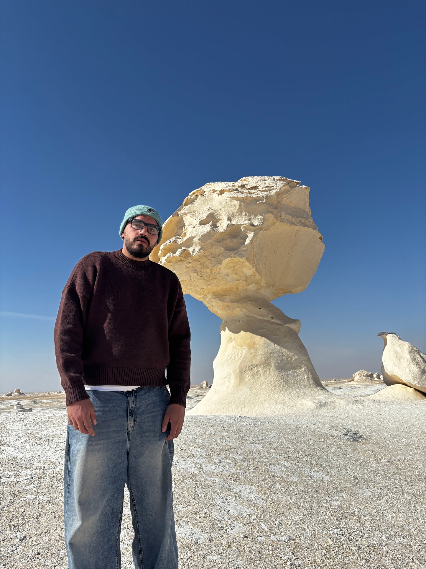Brown knitted Sweatshirt
