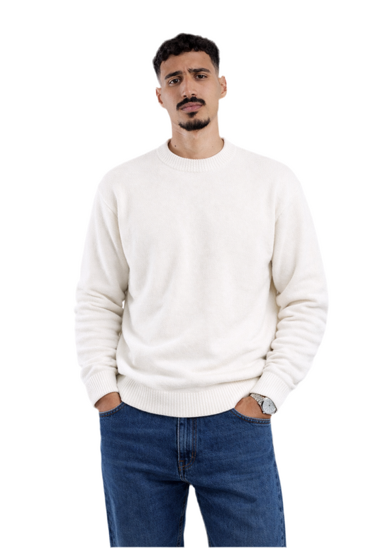 White knitted Sweatshirt